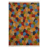 ORIENTTEPPICH 70/140 cm Happy Faces Multicolor  - Multicolor, LIFESTYLE, Textil (70/140cm) - Cazaris