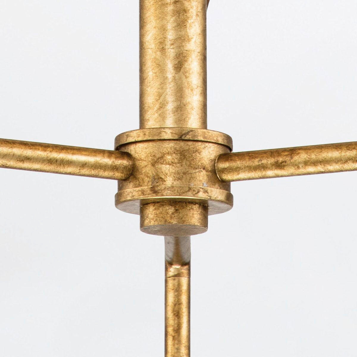 KRONLEUCHTER Quintiesse 81,3/50,8/50,8 cm  - Goldfarben, KONVENTIONELL, Glas/Metall (81,3/50,8/50,8cm) - Elstead Lighting