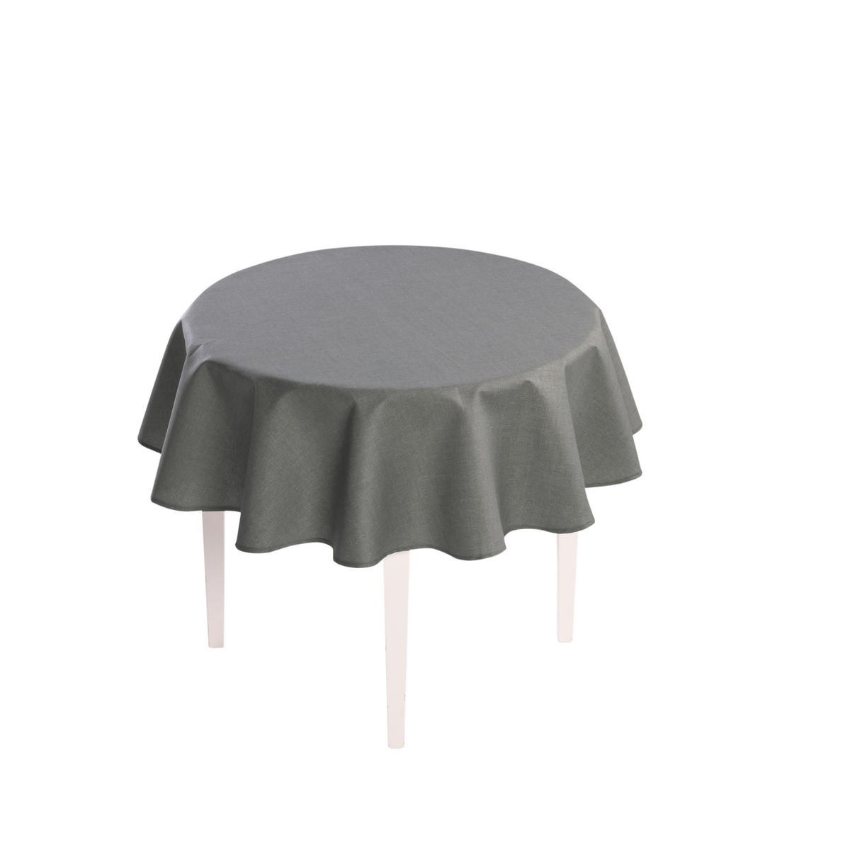 TISCHDECKE OSLO 140 cm  - Grau, Basics, Textil (140cm) - Peyer Syntex
