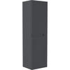MIDISCHRANK 40/138/27 cm  - Anthrazit, MODERN, Glas/Holzwerkstoff (40/138/27cm) - MID.YOU