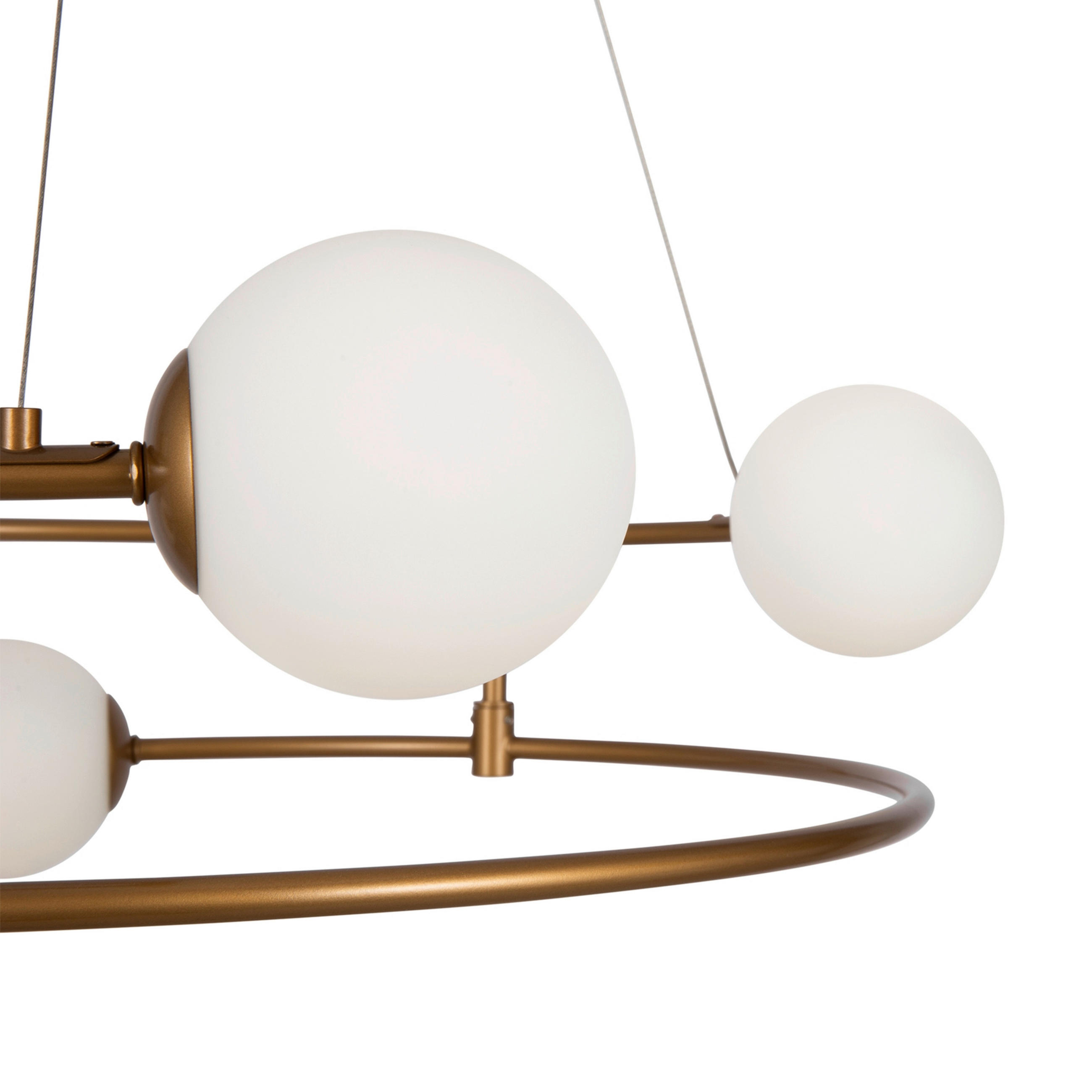 PENDELLEUCHTE 61/24,5/61 cm  - Goldfarben, Basics, Glas/Metall (61/24,5/61cm) - MAYTONI