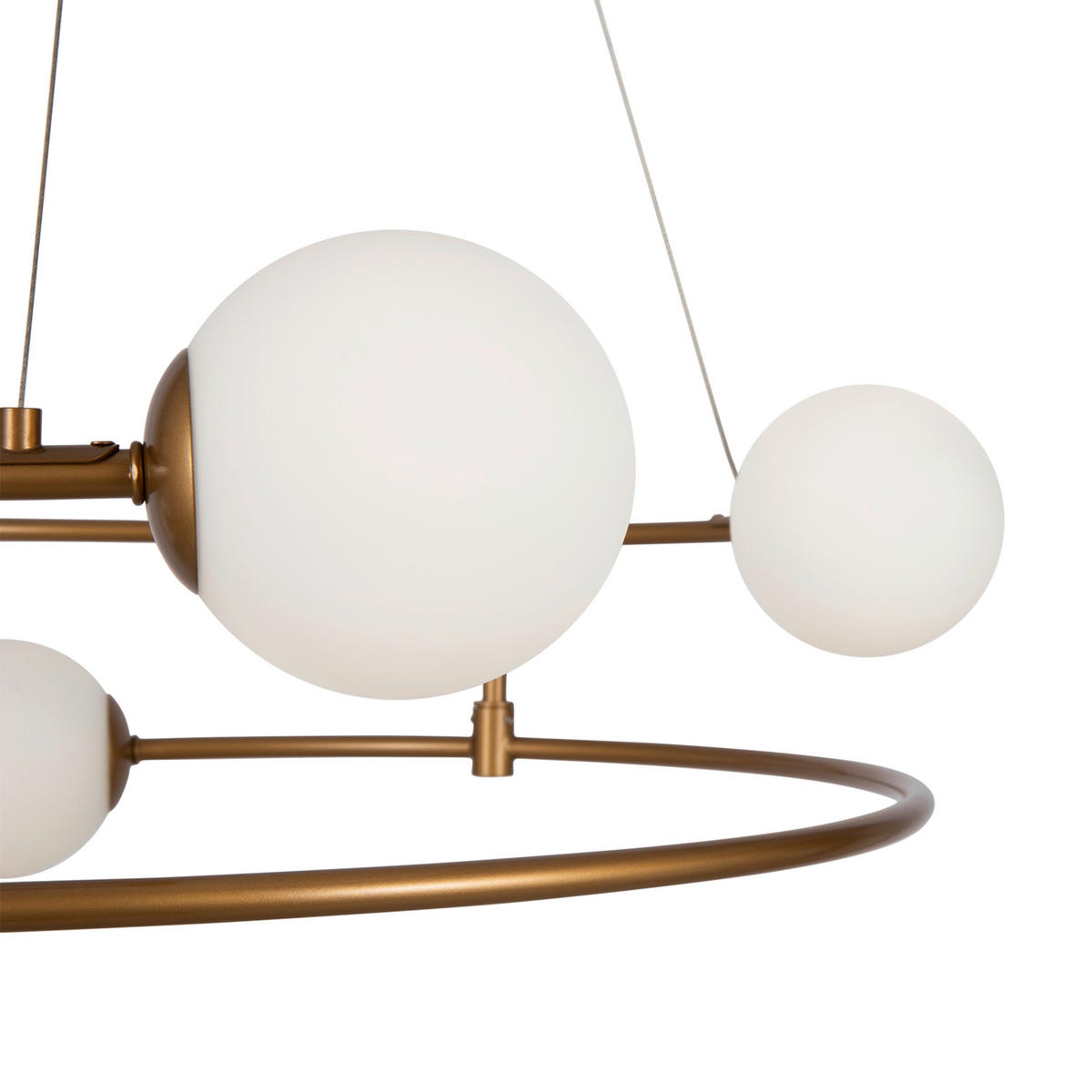 PENDELLAMPA 61/24,5/61 cm  - guldfärgad, Basics, metall/glas (61/24,5/61cm) - MAYTONI