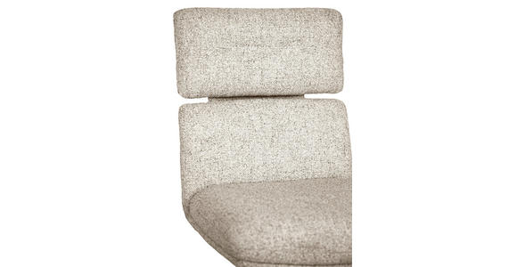 STUHL  in Eisen Webstoff Metall, Textil  - Beige/Schwarz, Design, Textil/Metall (50/92/64,5cm) - Dieter Knoll