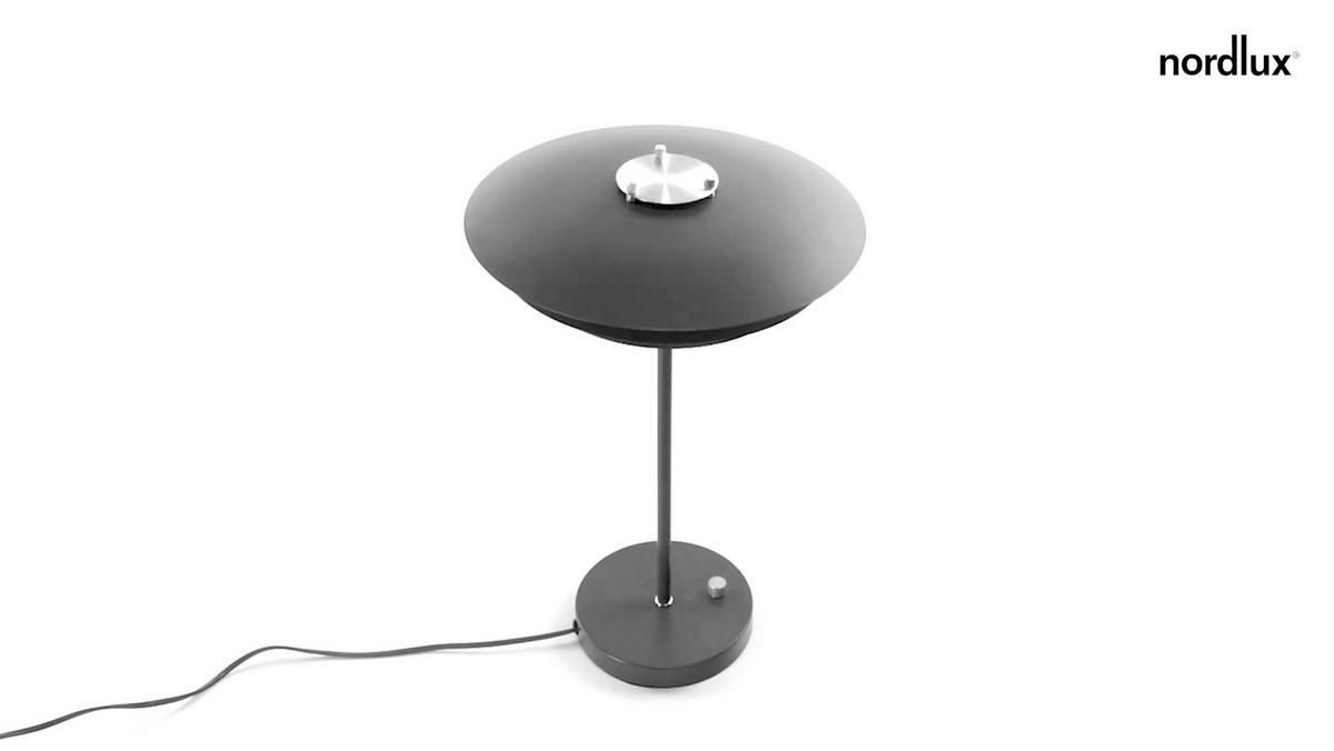 TISCHLEUCHTE Bretagne 30/46 cm   - Anthrazit, MODERN, Metall (30/46cm) - Nordlux