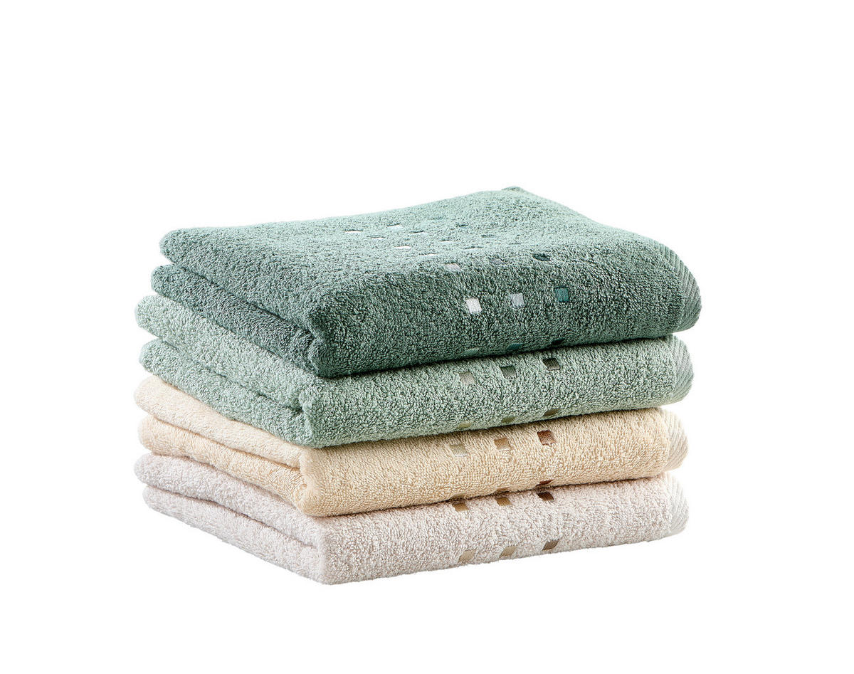 HANDTUCH Quattro Beige  - Beige, Basics, Textil (50/100cm) - Esposa