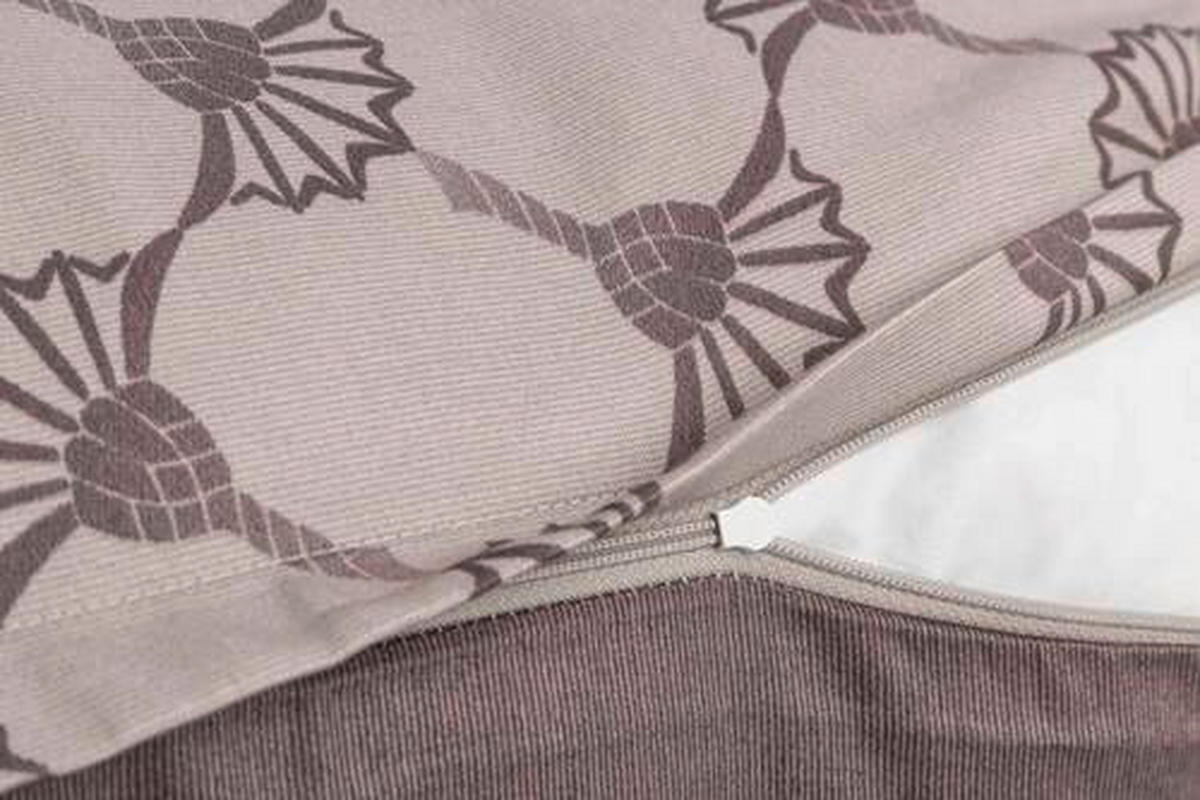 BETTWÄSCHE 3-teilig JOOP! CORNFLOWER DOUBLE Jersey 200/200 cm  - Taupe, Basics, Textil (200/200cm) - Joop!