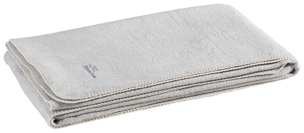 DOMÁCA DEKA, bavlna, 150/200 cm - sivá, Basics, textil (150/200cm) - David Fussenegger