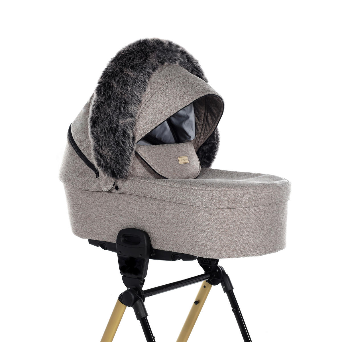 KINDERWAGENAUSSTATTUNG - Braun, Trend, Textil (12/100cm) - Jimmylee