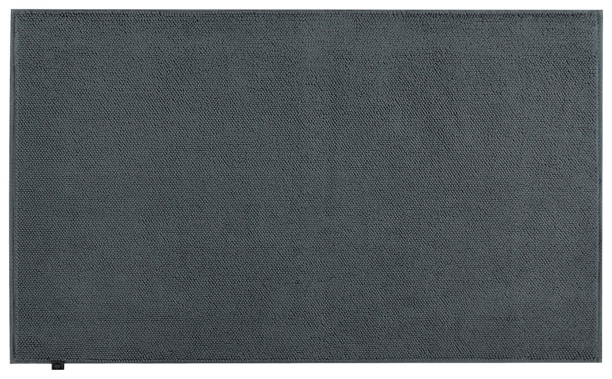BADTEPPICH 1007 LOOP 774 Grau 70/120 cm  - Grau, KONVENTIONELL, Textil (70/120cm) - Cawoe