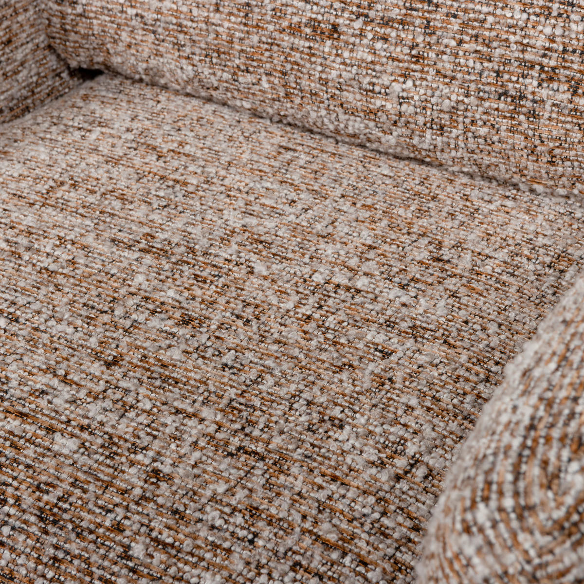 SESSEL in Bouclé Braun  - Braun, Design, Textil (78/64/79cm) - Livetastic