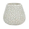 TEELICHTGLAS  - Weiß, KONVENTIONELL, Kunststoff (12/11/11cm) - Cor Mulder