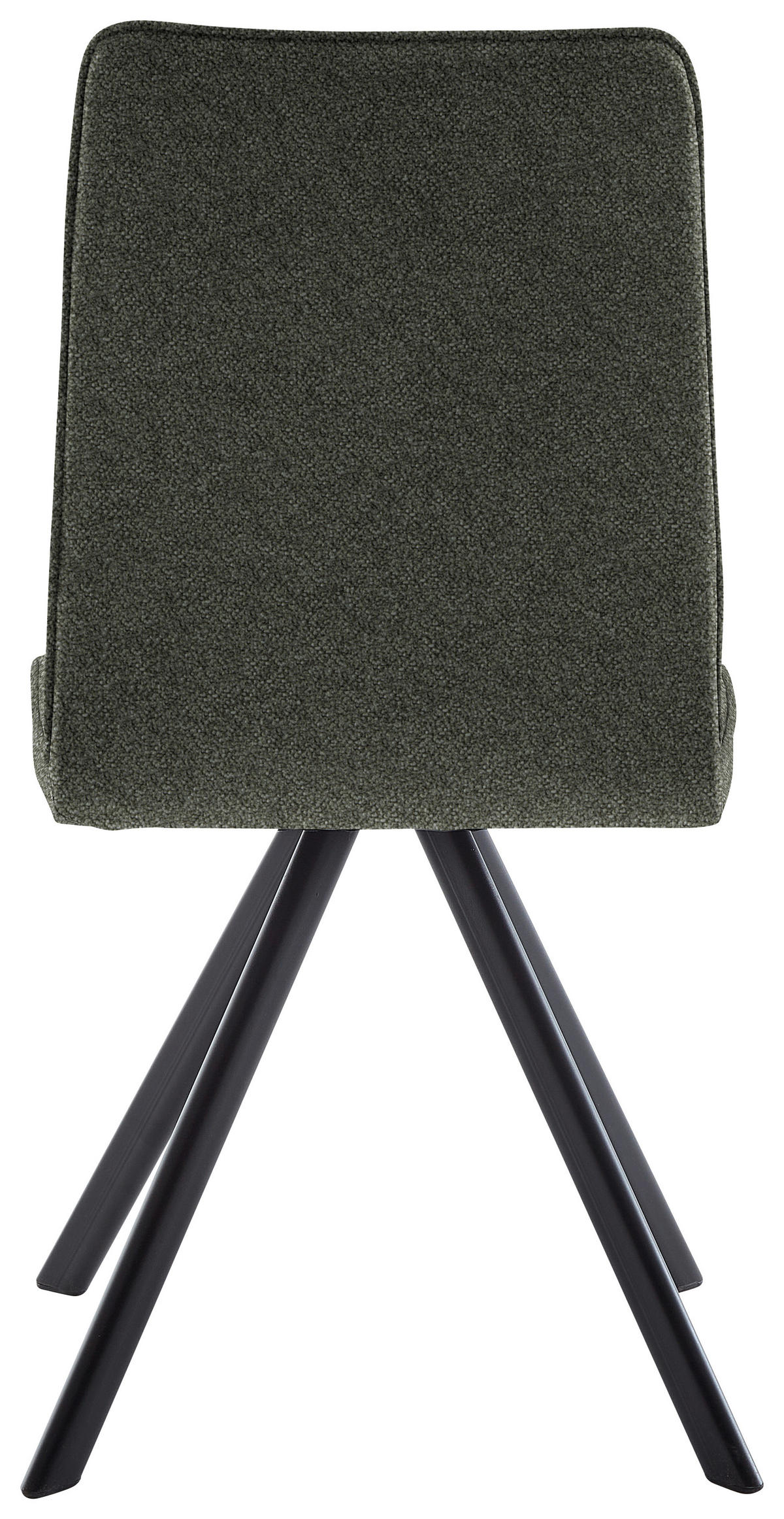 STUHL   Webstoff  Grau, Schwarz  - Schwarz/Grau, Design, Textil/Metall (47/92/60cm) - Cantus