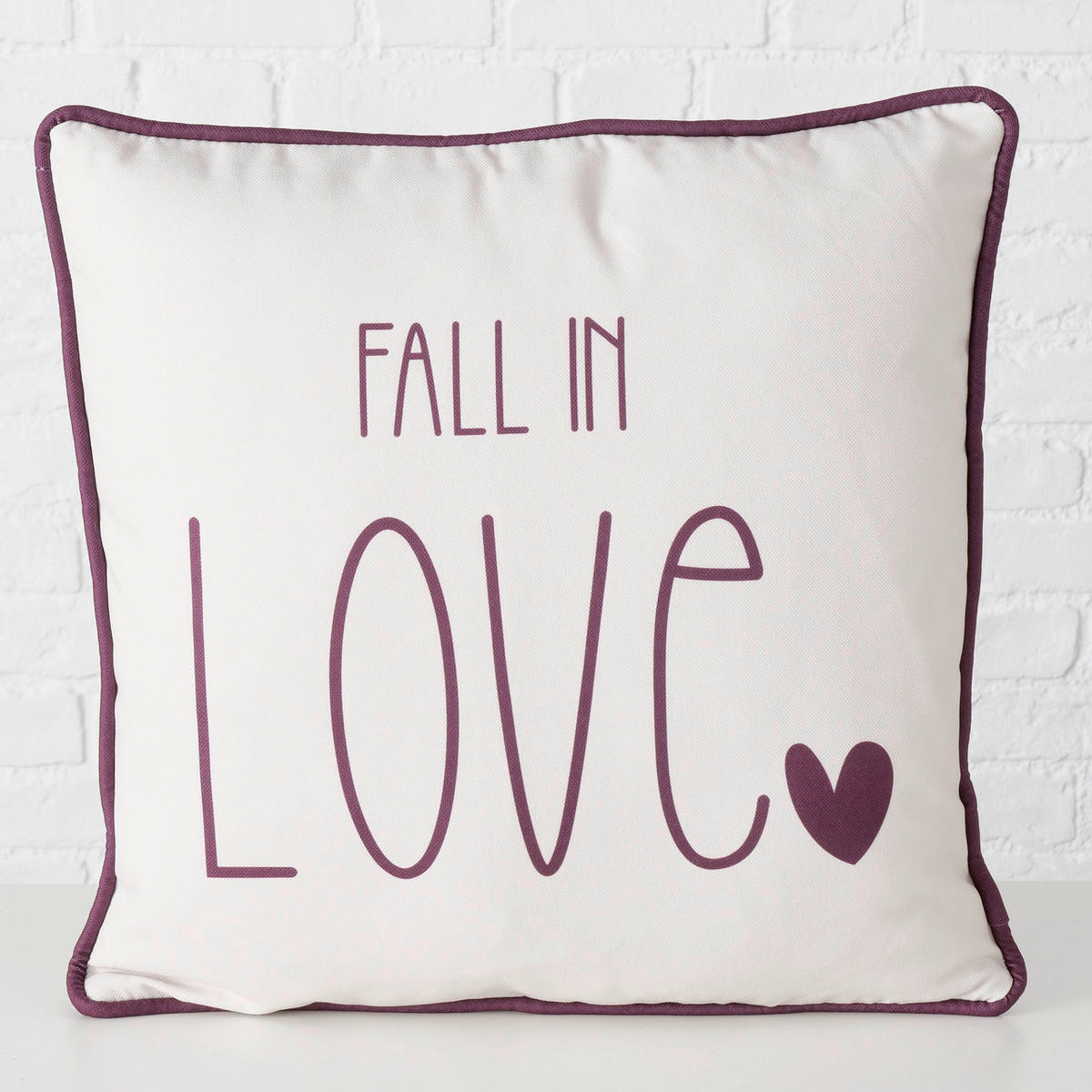 SOFAKISSEN  45/45 cm   - Dunkelrosa/Beige, Trend, Textil (45/45cm)