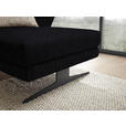 ECKSOFA  in Flachgewebe Schwarz  279-327/176-217 cm  - Schwarz, Design, Textil/Metall (279-327/176-217cm) - Dieter Knoll