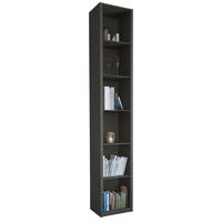 REGAL 40/236/36 cm sivorjava  - sivorjava, Design, leseni material (40/236/36cm) - Dieter Knoll