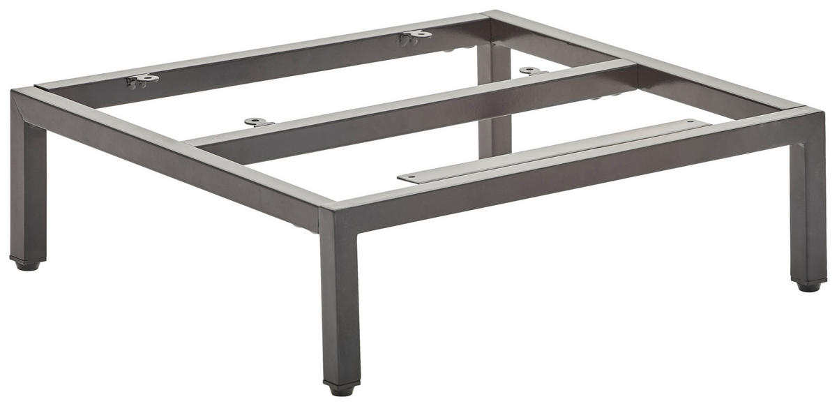 FUßGESTELL - Schwarz, Basics, Metall (45/13/40,5cm) - Novel