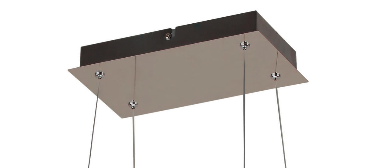LED-PENDELLEUCHTE 60/30/120 cm  - Silberfarben, Design, Metall (60/30/120cm)