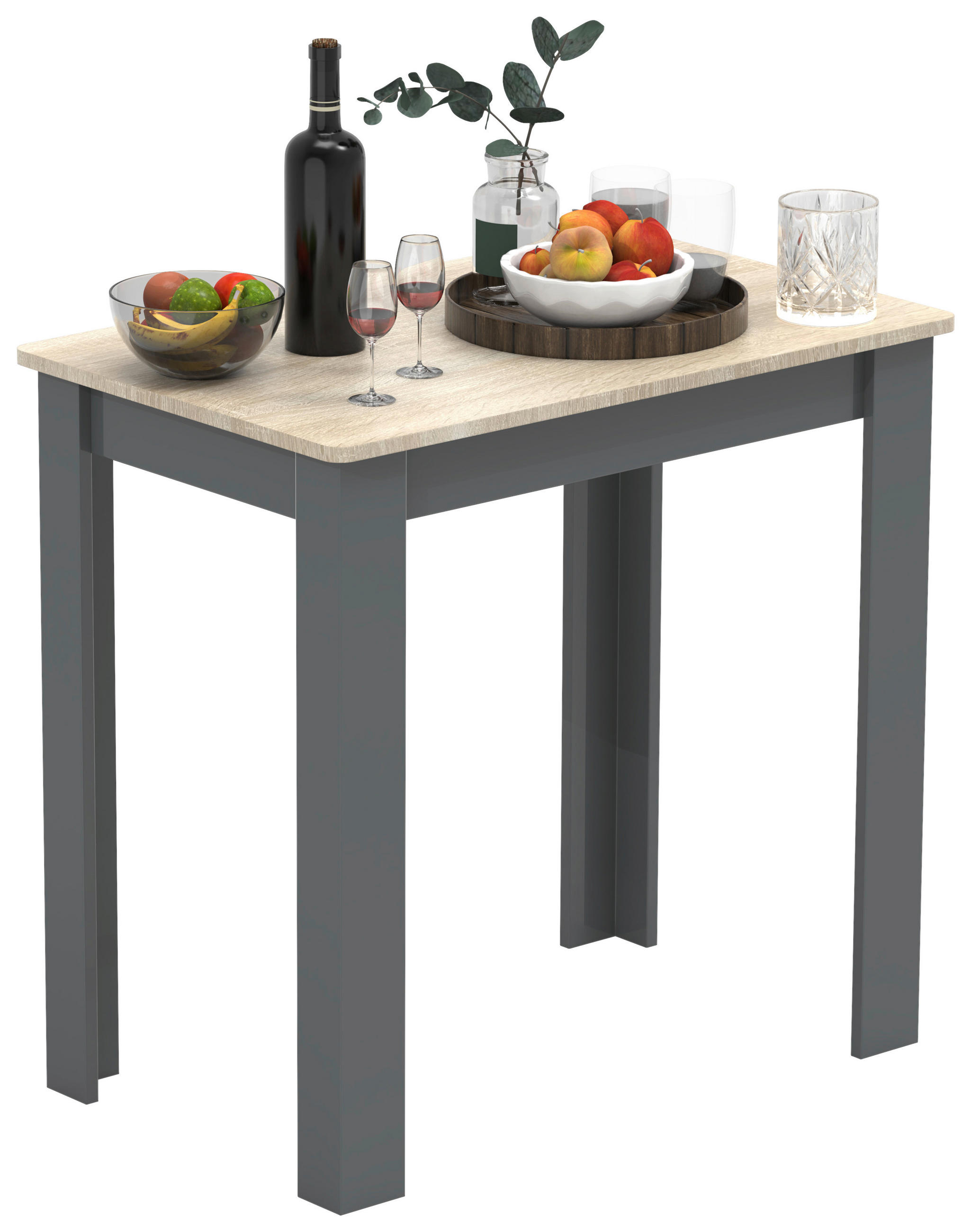 ESSTISCH rechteckig Honigeiche  - Honigeiche, MODERN, Holzwerkstoff (80/76/50cm) - MID.YOU