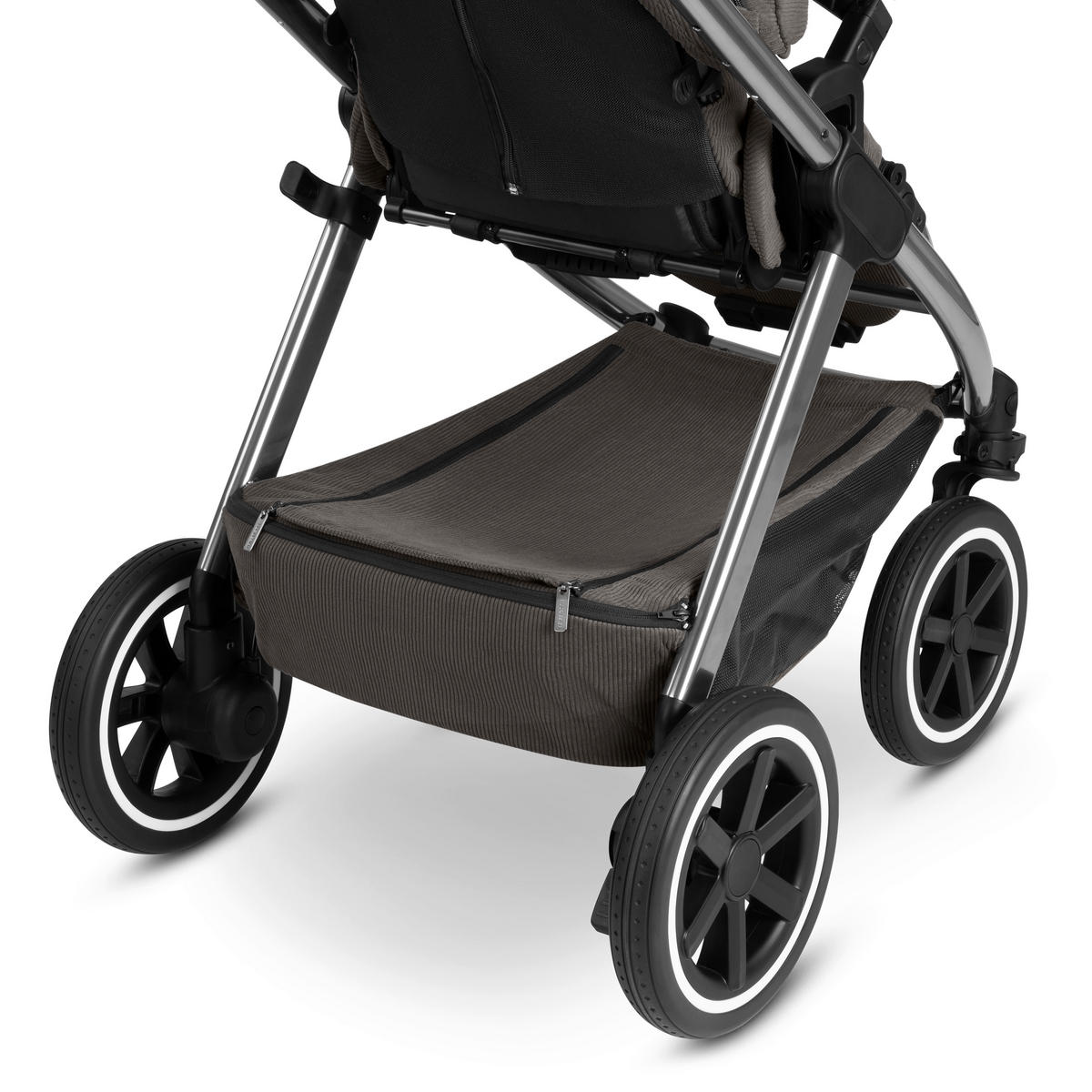 KINDERWAGEN  Samba 2  Almond  - Platinfarben/Grau, Basics, Metall (60/108/88cm) - ABC Design