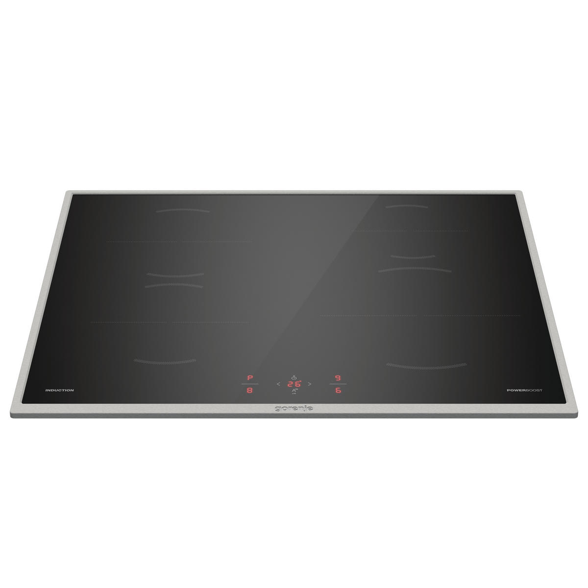 HERDSET BLACK SET 5 INDUKTION  - Schwarz, Basics, Glas/Metall (59,5/59,5/56,4cm) - Gorenje