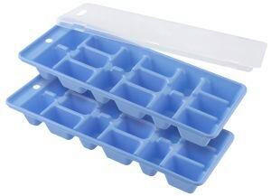 EISWÜRFELFORM - Transparent/Hellblau, Basics, Kunststoff (10/25cm) - Fackelmann