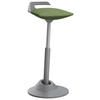 BÜROHOCKER   Grau, Grün  - Grau/Grün, Basics, Textil/Metall (38/51-84/38cm) - Aeris
