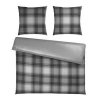 WENDEBETTWÄSCHE Satin 200/200 cm  - Grau, Textil (200/200cm) - Novel