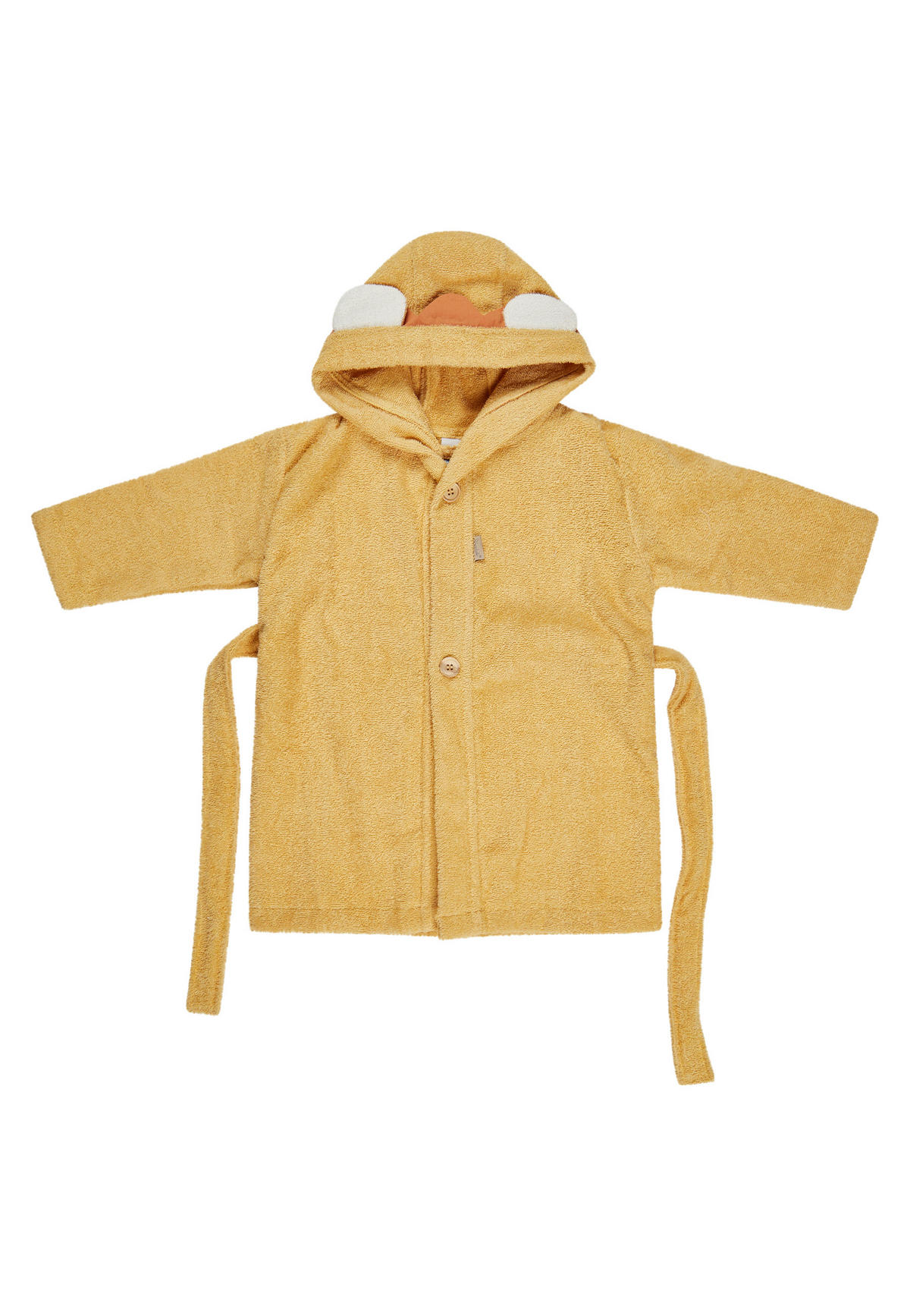 KINDERBADEMANTEL Löwe Leo  - Dunkelgelb, Basics, Textil (60/65/2cm) - Sterntaler