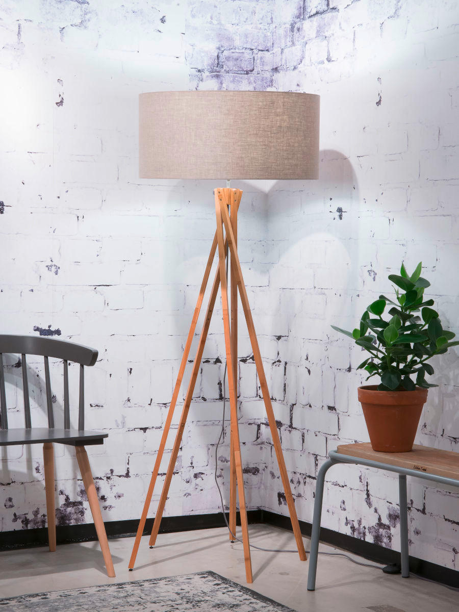 GOLVLAMPA GOOD&MOJO  60/60/160 cm    - naturfärgad, Trend (60/60/160cm) - Good & Mojo