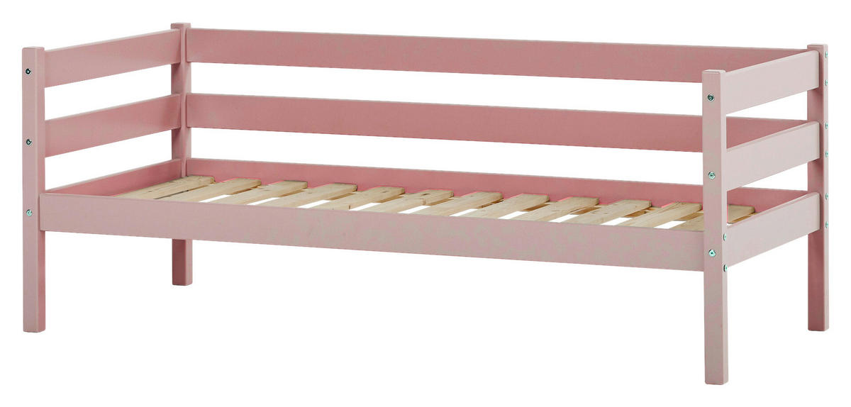 KINDER-/JUNIORBETT - Rosa, MODERN, Holz (70/160cm) - MID.YOU