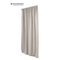 WÄRMESCHUTZVORHANG Verdunkelung  - Hellgrau, Basics, Textil (145/260cm)