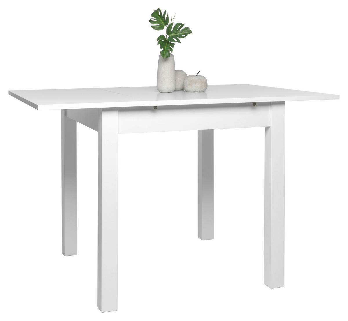 ESSTISCH in Holzwerkstoff 80/80/76,5 cm  - Weiß, Design, Holzwerkstoff (80/80/76,5cm) - MID.YOU