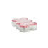 EINMACHGLAS-SET - Transparent, Glas/Metall EINMACHGLAS-SET - Transparent, Glas/Metall