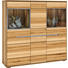 HIGHBOARD Kernbuche massiv geölt Buchefarben - Buchefarben, LIFESTYLE, Glas/Holz (162/152/42cm) - Carryhome