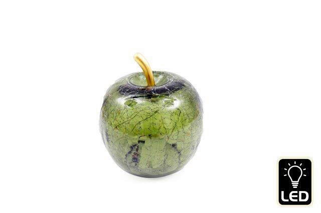 DEKOR ALMA - smaragdzöld, Basics, Üveg (10.5/12.5/10.5cm)