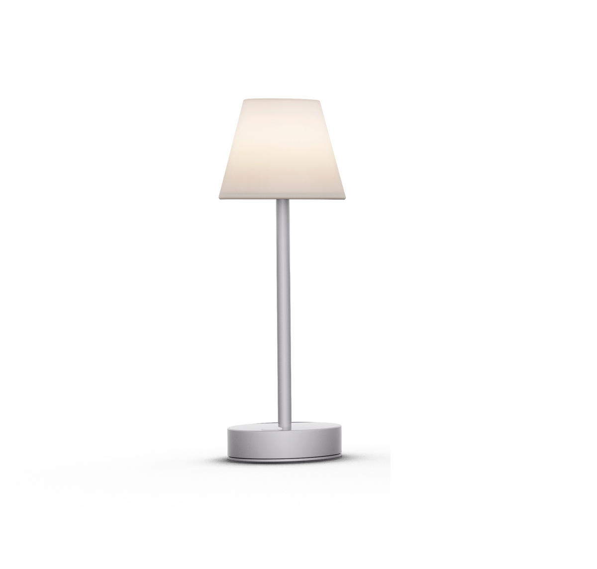 LED-AUßENLEUCHTE Lola   - Alufarben/Weiß, KONVENTIONELL, Kunststoff/Metall (11/32/11cm) - Newgarden
