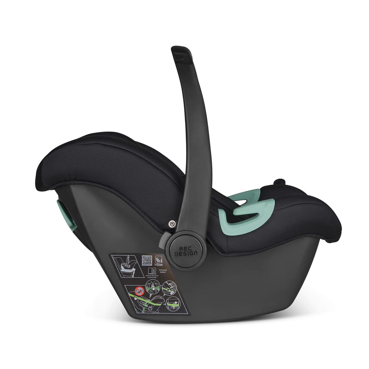 BABYSCHALE TULIP   - Schwarz, Basics, Kunststoff/Textil (64/44/59cm) - ABC Design