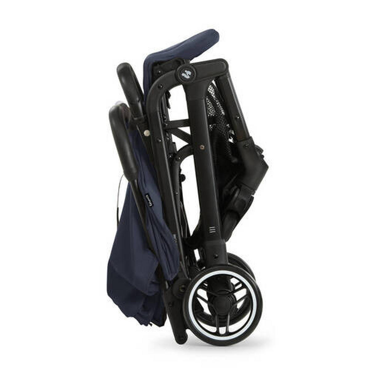 BUGGY Travel N Care  - Schwarz/Dunkelblau, Basics, Metall (86/50/104cm) - Hauck