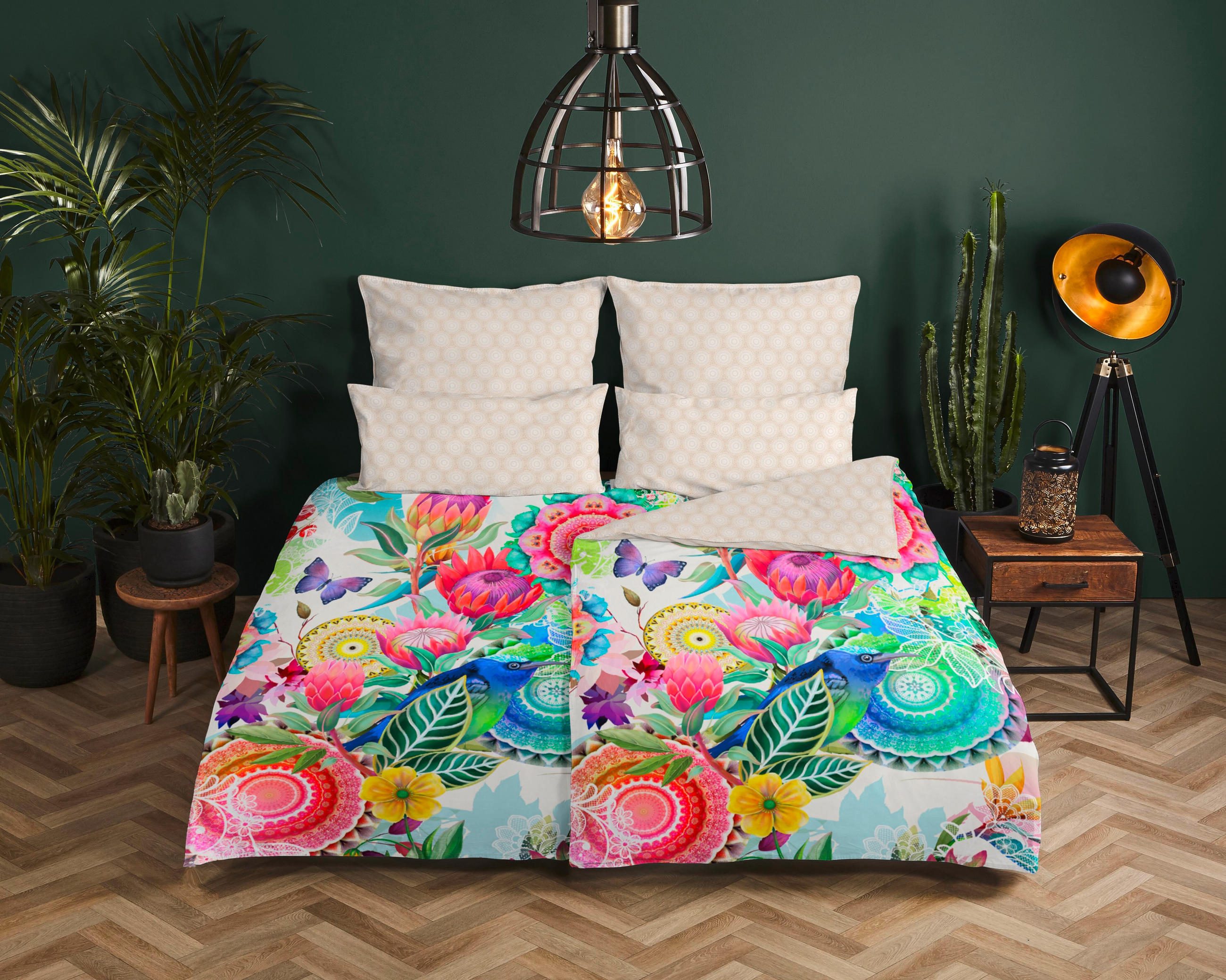 BETTWÄSCHE HIP Satin 140/200 cm  - Multicolor, LIFESTYLE, Textil (140/200cm)