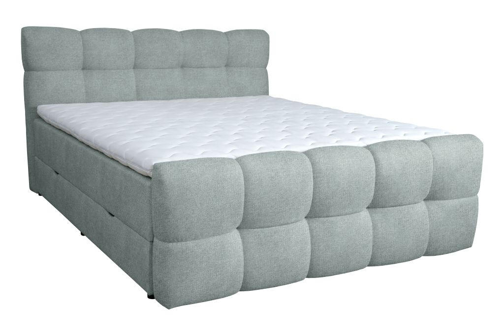 BOX KREVET      - Moderno, drvni materijal/tekstil (185/110/220cm) - Hom`in