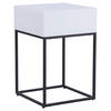 NACHTKÄSTCHEN 40/62/40 cm  in Schwarz, Weiß  - Schwarz/Weiß, Basics, Holzwerkstoff/Metall (40/62/40cm) - Xora