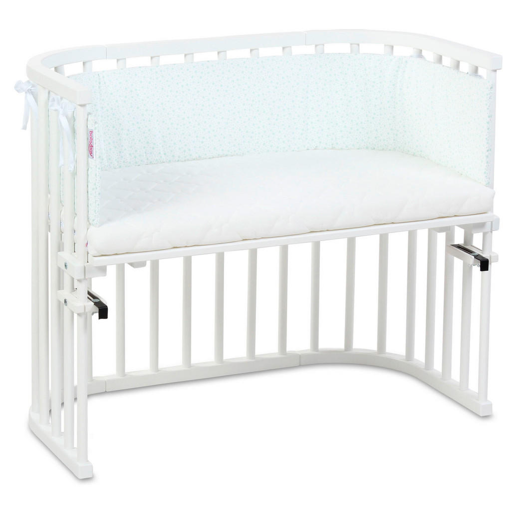 Thumbnail - Babybay Nestchen, Weiß, Textil, Stern, Füllung: Polyester, 24x200 cm, schadstoffgeprüft, Schlafen, Babybett-Ausstattung,...