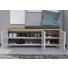 GARDEROBENBANK Eiche furniert Eichefarben, Weiß - Chromfarben/Eichefarben, MODERN, Holz/Metall (126/45/41cm) - Dieter Knoll GARDEROBENBANK Eiche furniert Eichefarben, Weiß - Chromfarben/Eichefarben, MODERN, Holz/Metall (126/45/41cm) - Dieter Knoll
