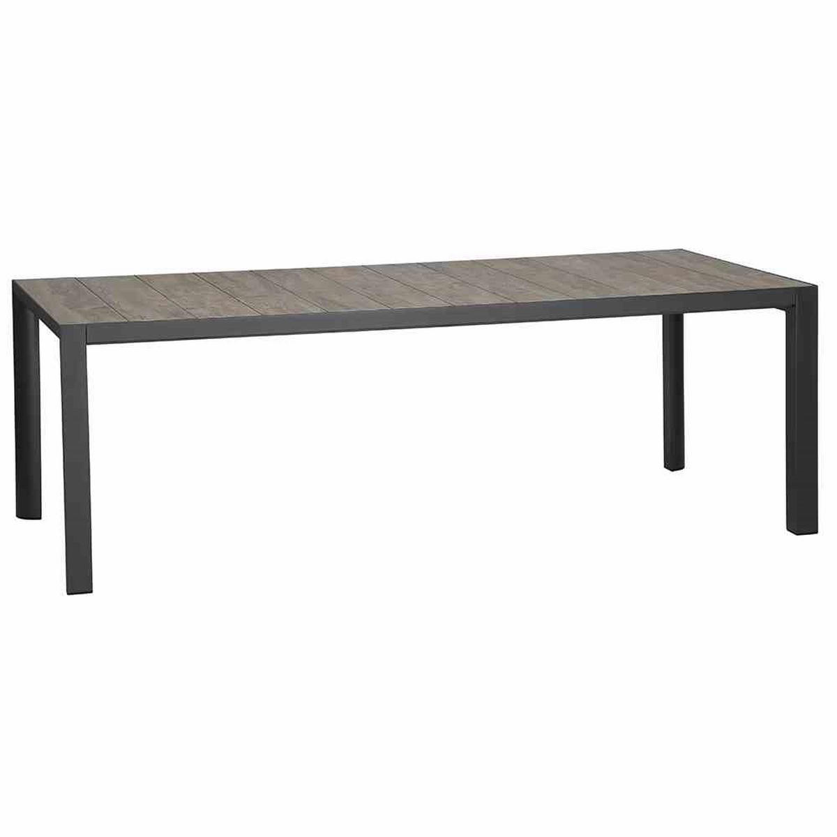 GARTENTISCH 220/100/74 cm Keramik rechteckig  - Anthrazit/Grau, Basics, Keramik/Metall (220/100/74cm) - Siena Garden