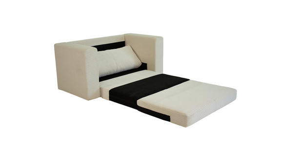 JUGEND- UND KINDERSOFA  in Cord Beige  - Türkis/Beige, KONVENTIONELL, Textil (136/78/72cm) - Xora