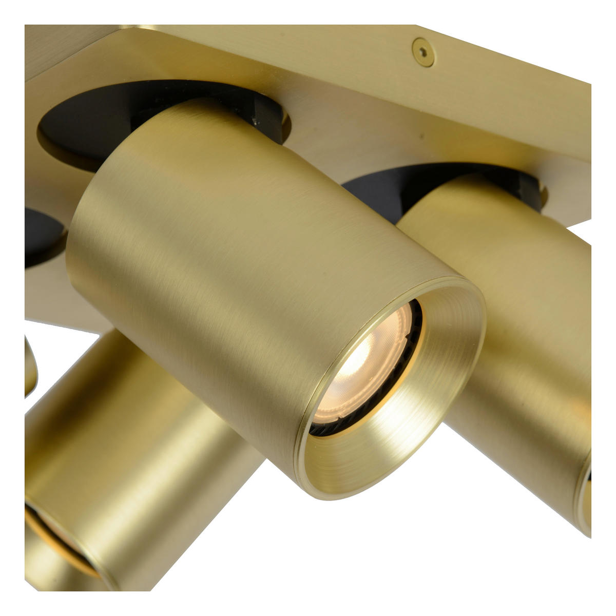LED-STRAHLER 20/20/11.5 cm   - Messingfarben, KONVENTIONELL, Metall (20/20/11.5cm) - Lucide