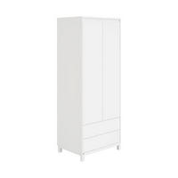 BABYKLEIDERSCHRANK Olli Weiß  - Weiß, Basics, Holzwerkstoff (83,0/204,0/56,1cm) - Paidi