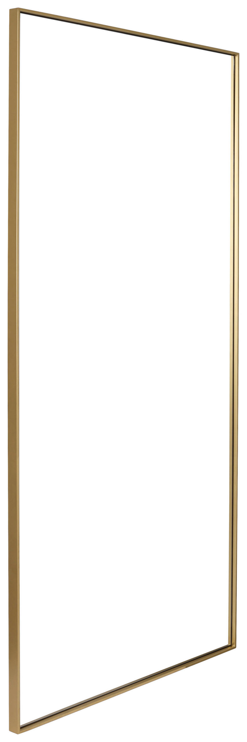 WANDSPIEGEL 90/180/2,5 cm    in rechteckig  - Goldfarben, Trend, Glas/Holzwerkstoff (90/180/2,5cm) - Landscape