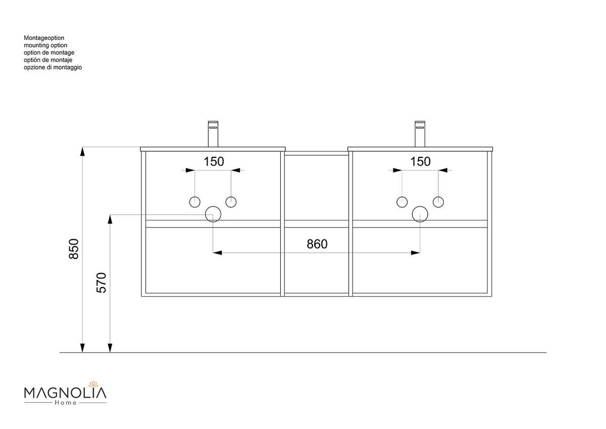 KOPALNICA  barve hrasta  - barve hrasta/bela, Trend, steklo/leseni material (150cm) - MID.YOU
