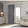 GARDINLÄNGD halvtransparent  - antracit, Klassisk, textil (140/245cm) - Esposa